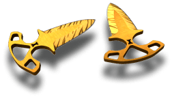 CS:GO SHADOW DAGGERS weapon, skin TIGER TOOTH