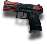 CS:GO P2000 weapon, skin GNARLED